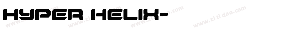 Hyper heliX字体转换